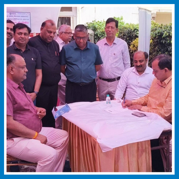 A free health check-up camp was organized by the Rotary Club of Rohtak Sapphire at the J.P. Narang Devi Homoeopathic Physiotherapy Charitable Centre.